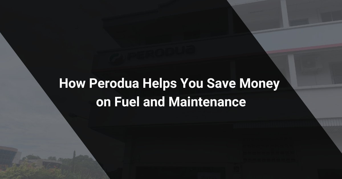 How Perodua Helps You Save Money on Fuel and Maintenance